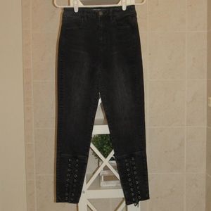 American Eagle Outfitters Jeans - American Eagle HighestRise Jegging Lace Up Black American Eagle Outfitters Jeans - American Eagle HighestRise Jegging Lace Up Black